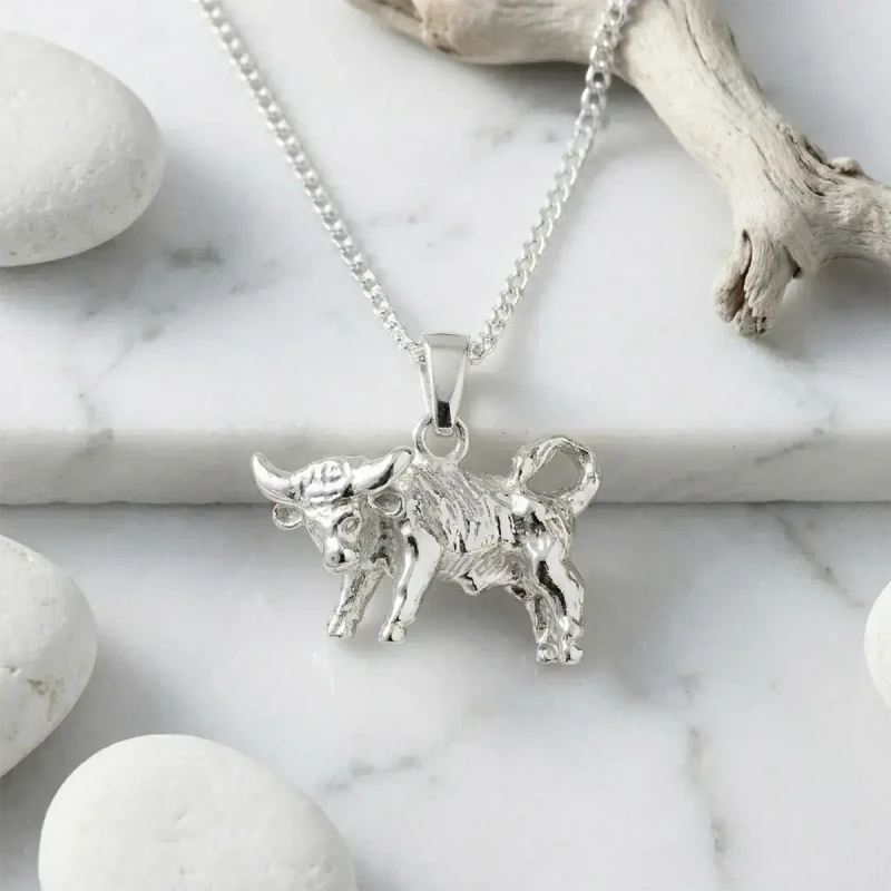 meski-znak-zodiaku-byk-z-lancuszkiem-srebrny-2.webp