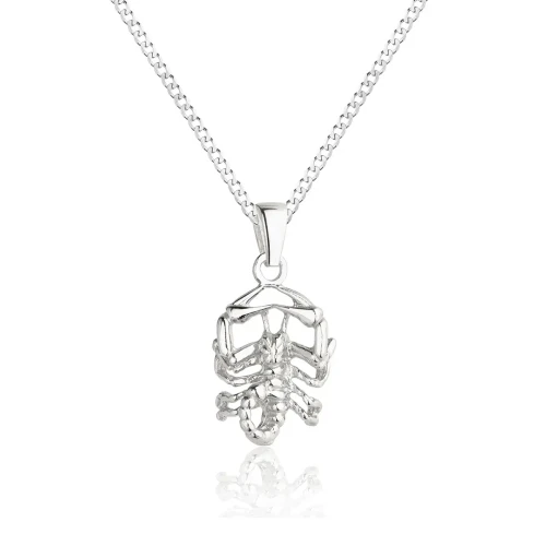 Naszyjnik męski znak zodiaku Skorpion srebro 925